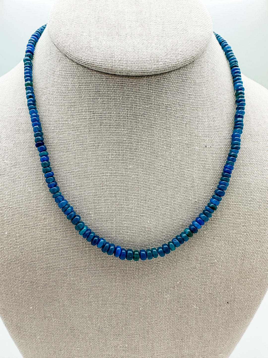 Dark Blue Opal Necklace