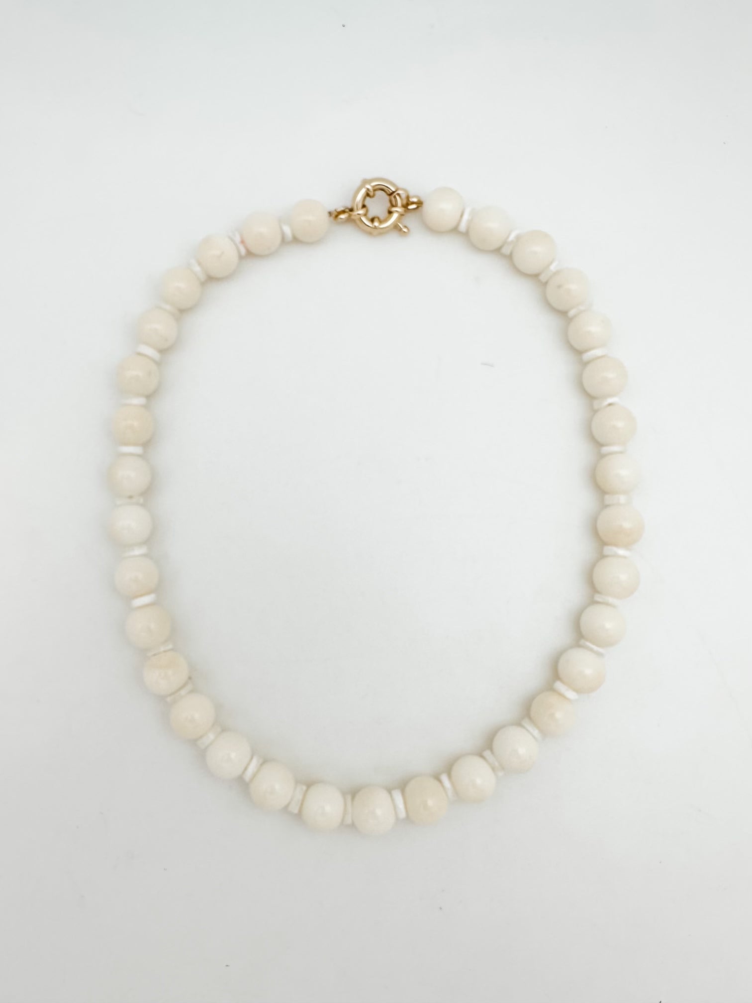 Mother of deals pearl shell necklace