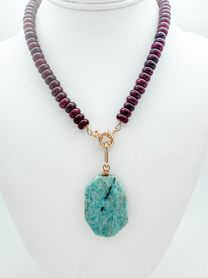 Burgundy Candy Necklace