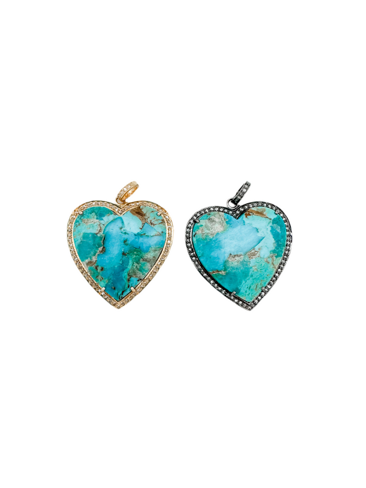 Turquoise Heart Pendant