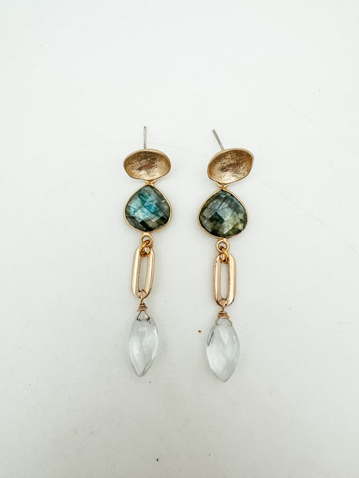 Labradorite Drop Earring