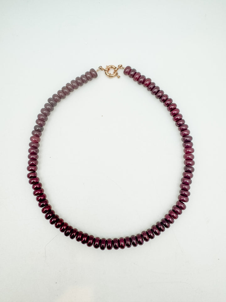 Burgundy Candy Necklace