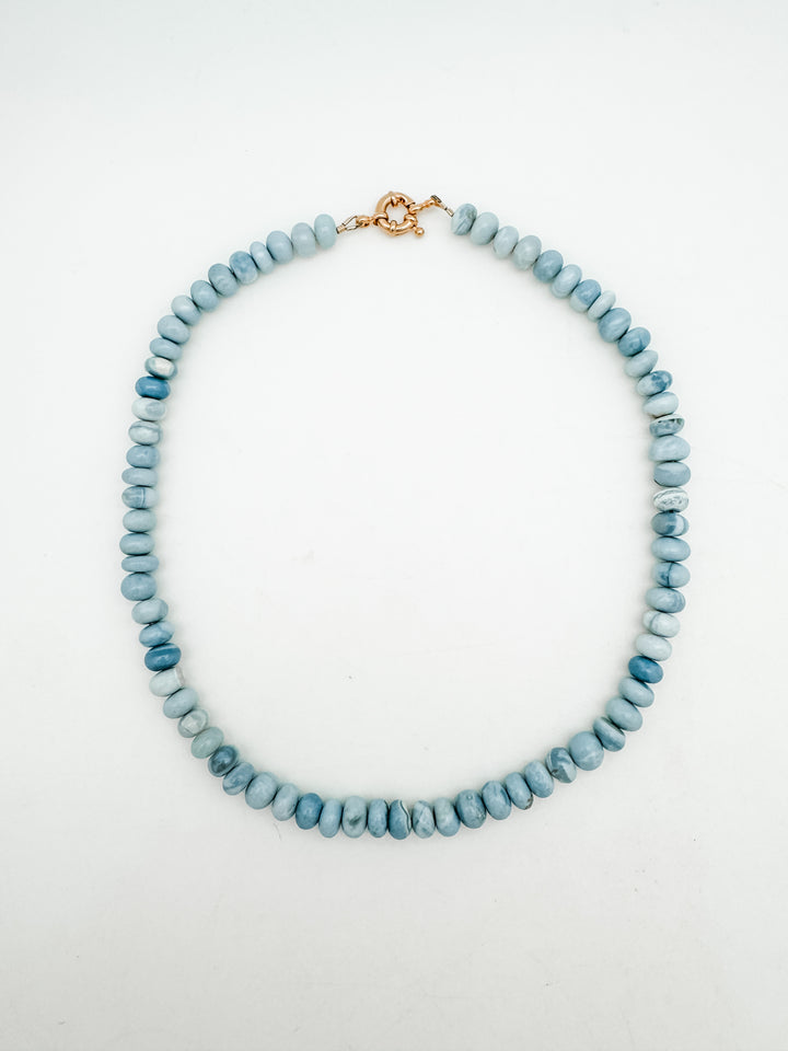 Palm Beach Necklace Denim Blue