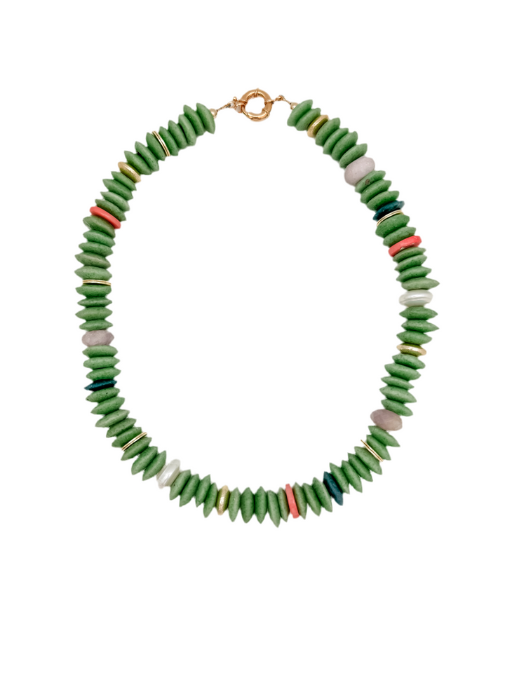 Marathon Necklace Green