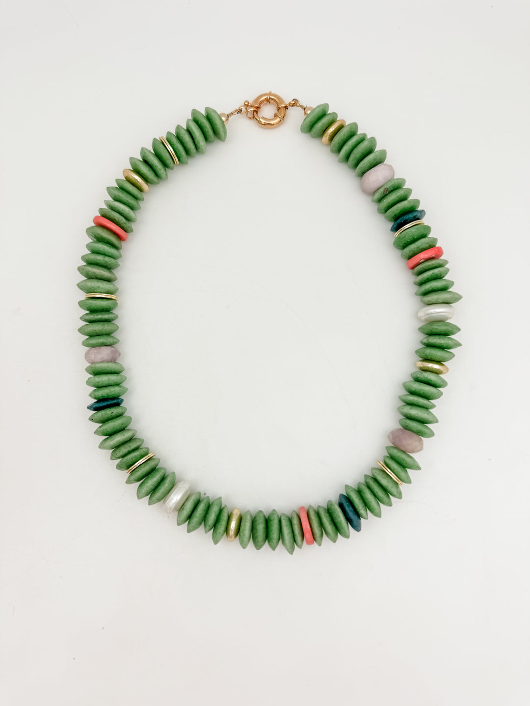 Marathon Necklace Green