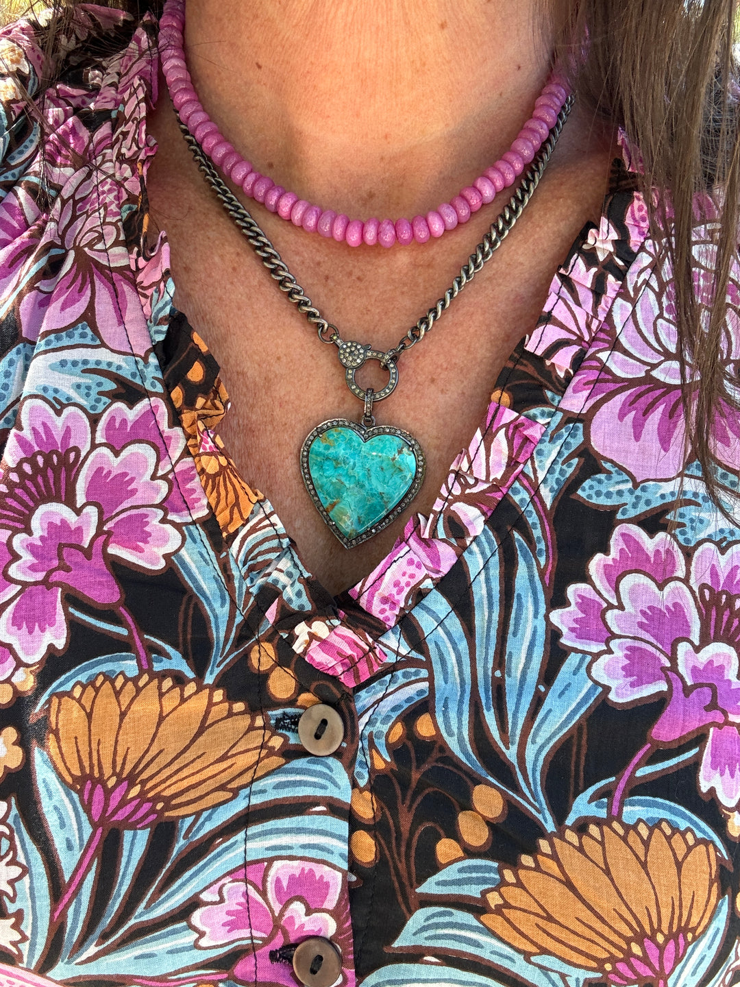 Turquoise Heart Pendant