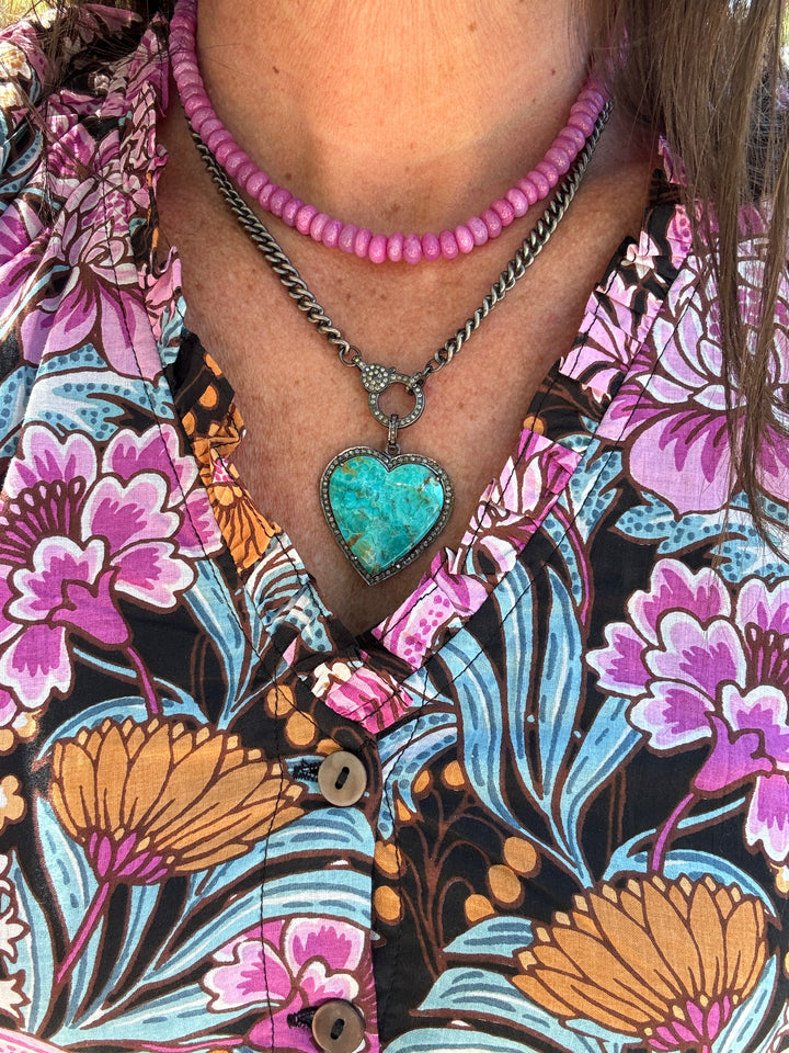 Turquoise Heart Pendant