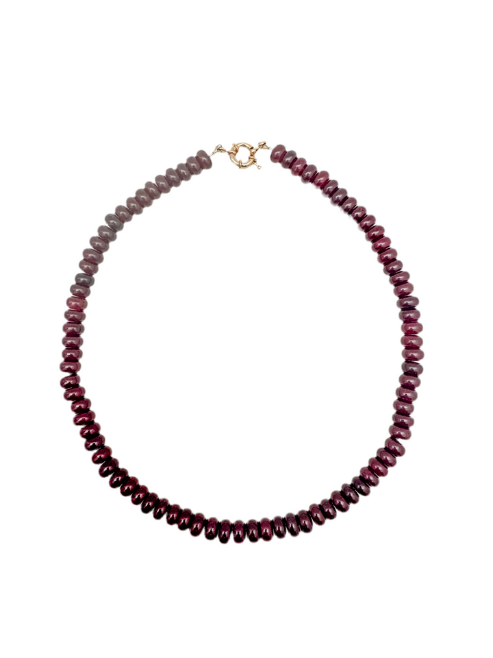 Burgundy Candy Necklace