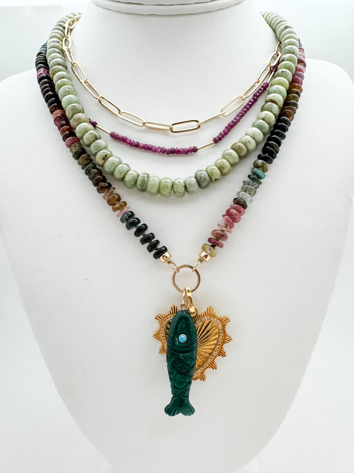 Peridot Palm Beach Candy Necklace