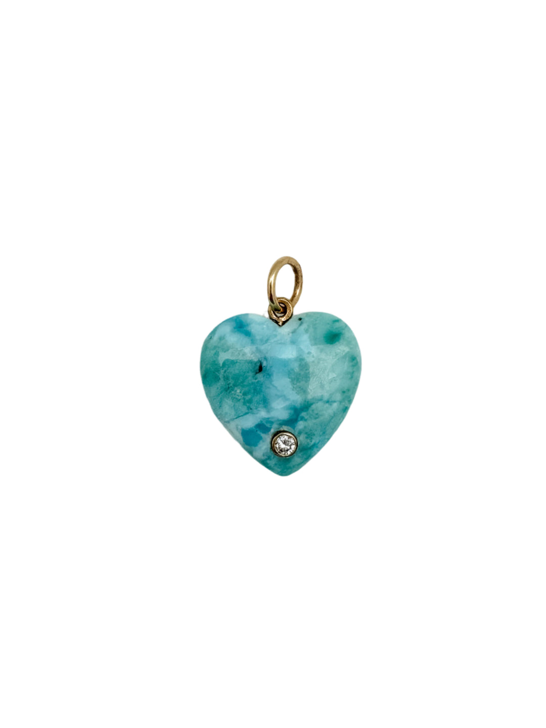 Larimar Heart Pendant