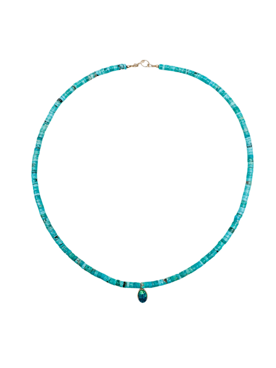 Turquoise and Opal Layer Necklace